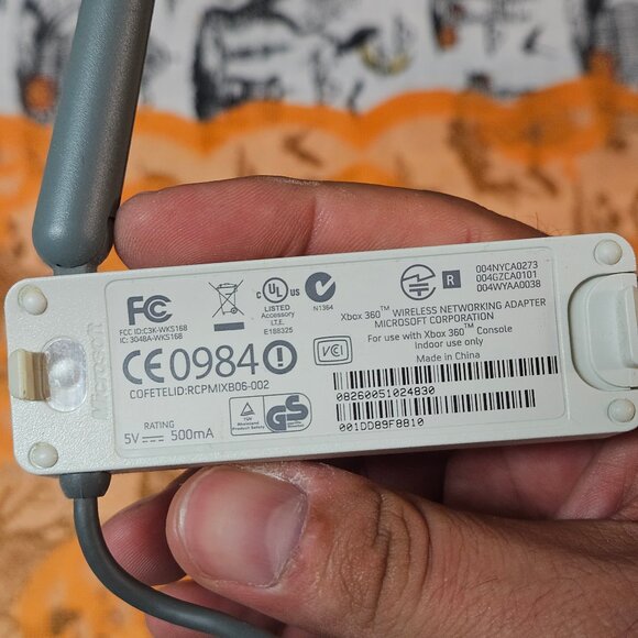 Microsoft Xbox 360 Wireless Networking Adapter - OEM - White - Tested & Working - Picture 3 of 5